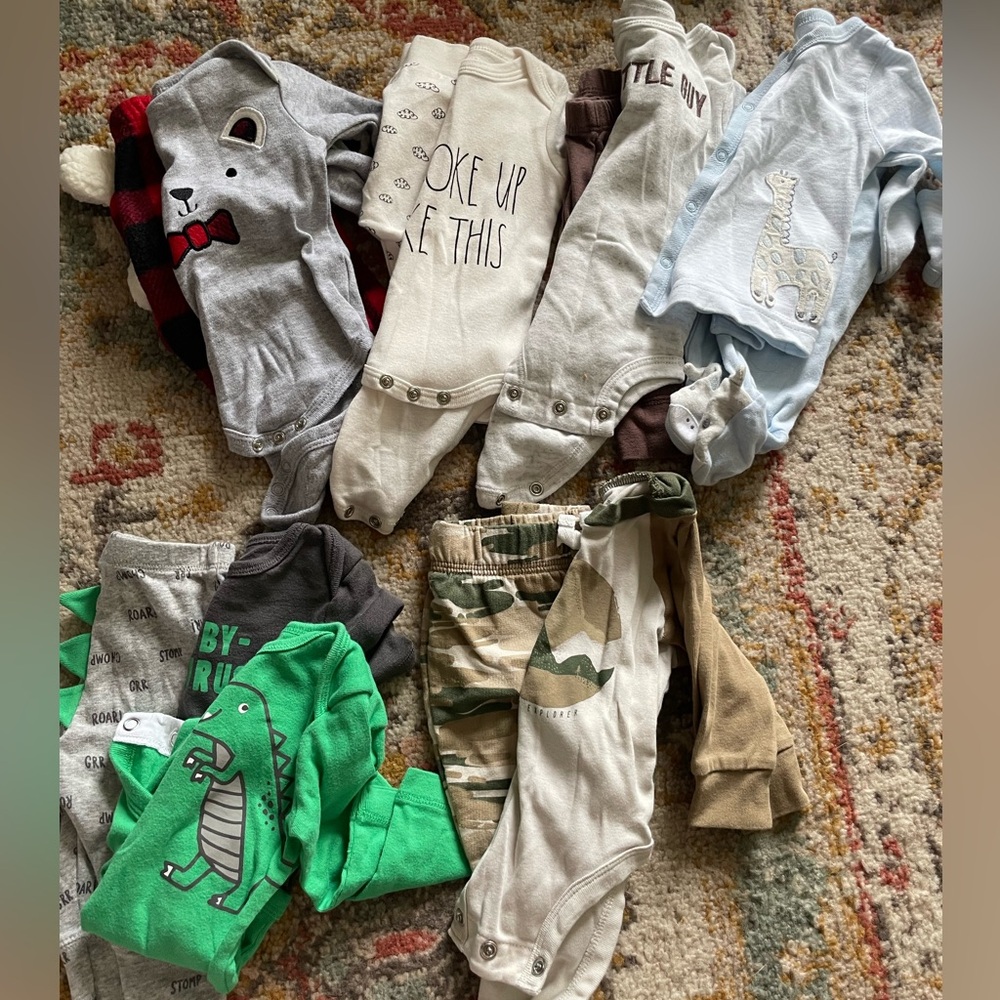 Baby boy clothes. Matching sets